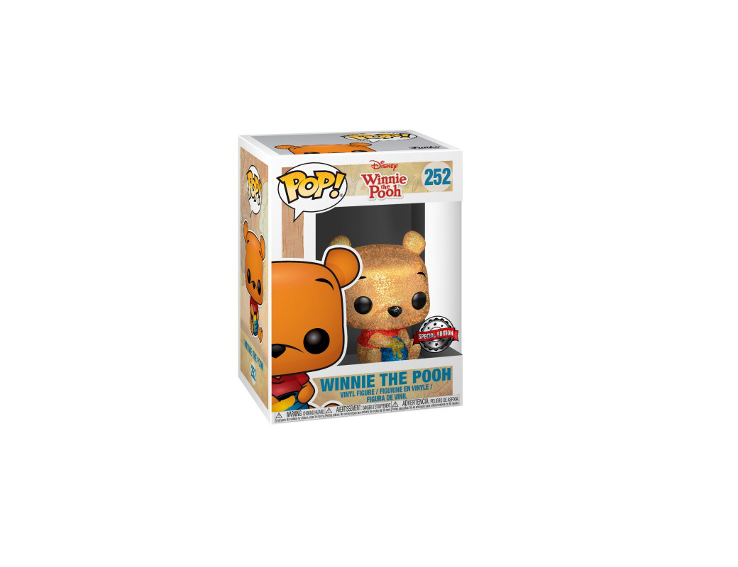 Pop! Disney: Winnie the Pooh - Seated Pooh Glitter Diamond